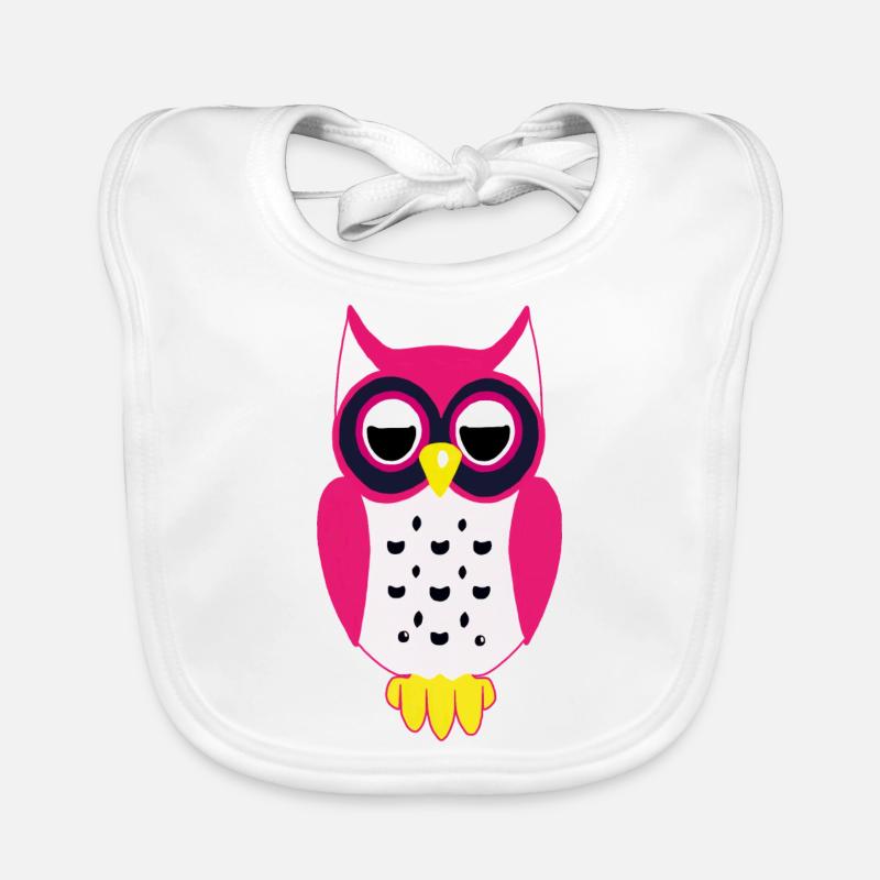 Eule Baby Bio-Lätzchen