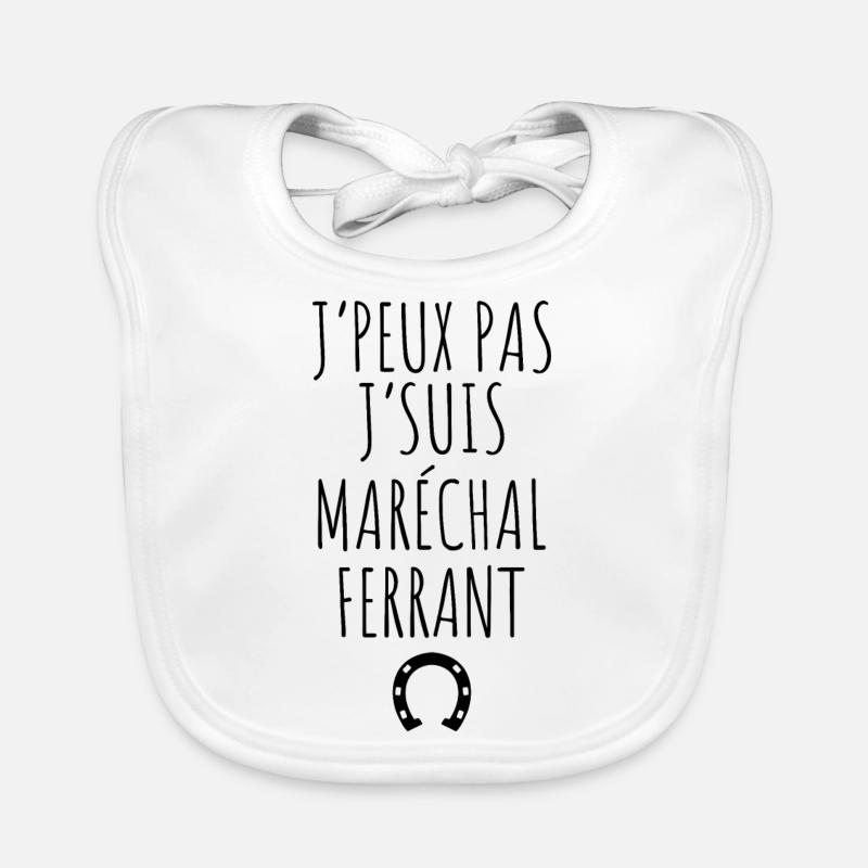 Maréchal Ferrant , Maréchal ferrant , Métier , Job Bavoir bio Bébé