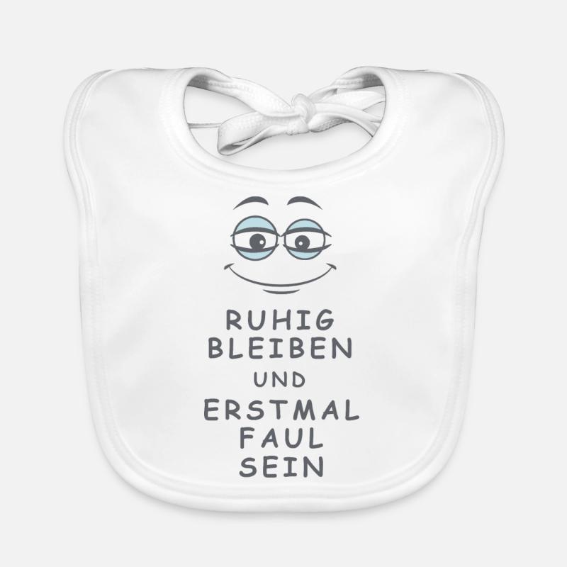 Faul sein Baby Bio-Lätzchen