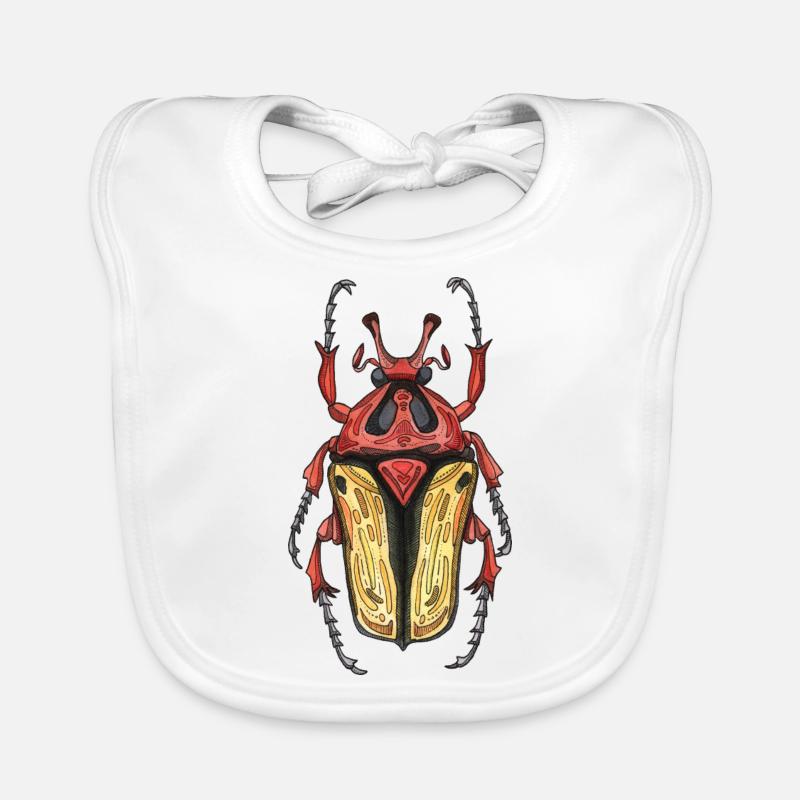 Big Beetle Stag - cerf géant Bavoir bio Bébé