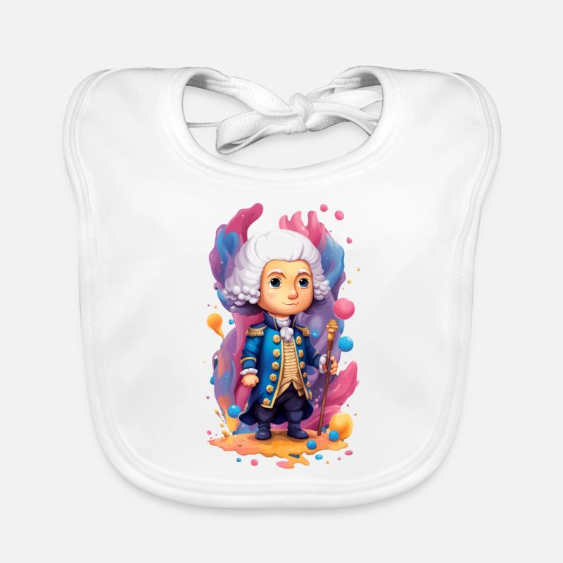 Le petit Mozart 01 Bavoir bio Bébé