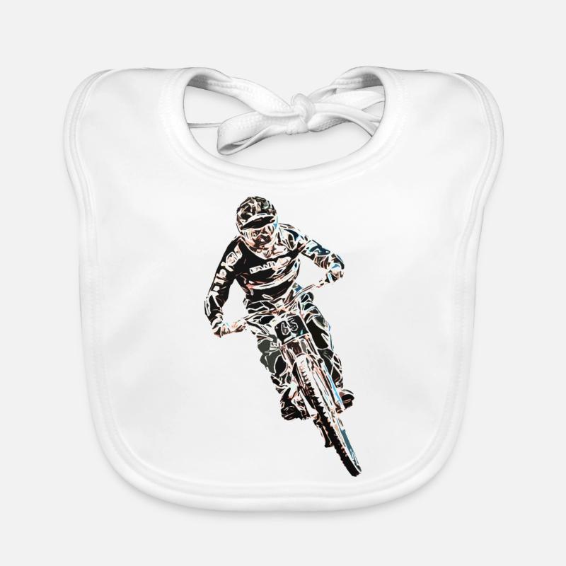 vtt mtb downhill Bavoir bio Bébé