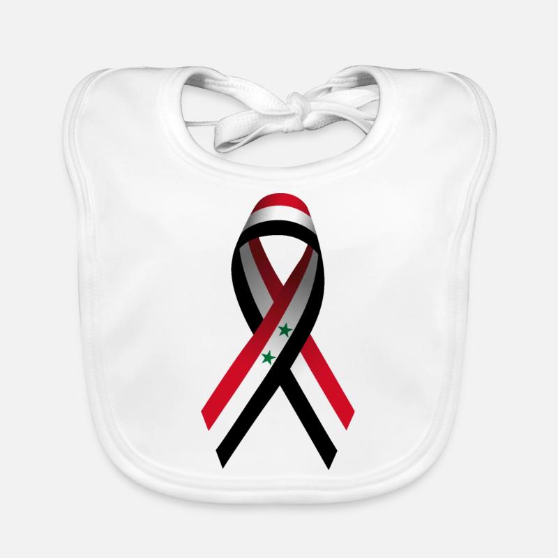 Peace Loop - Freedom for Syria Organic Baby Bibs