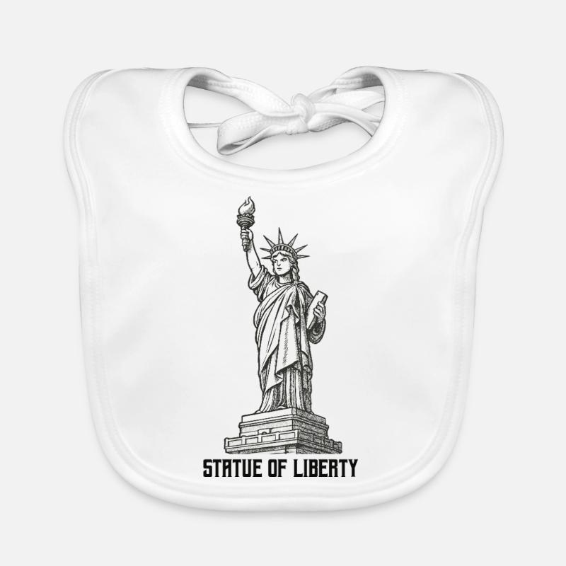 Statue Organic Baby Bibs
