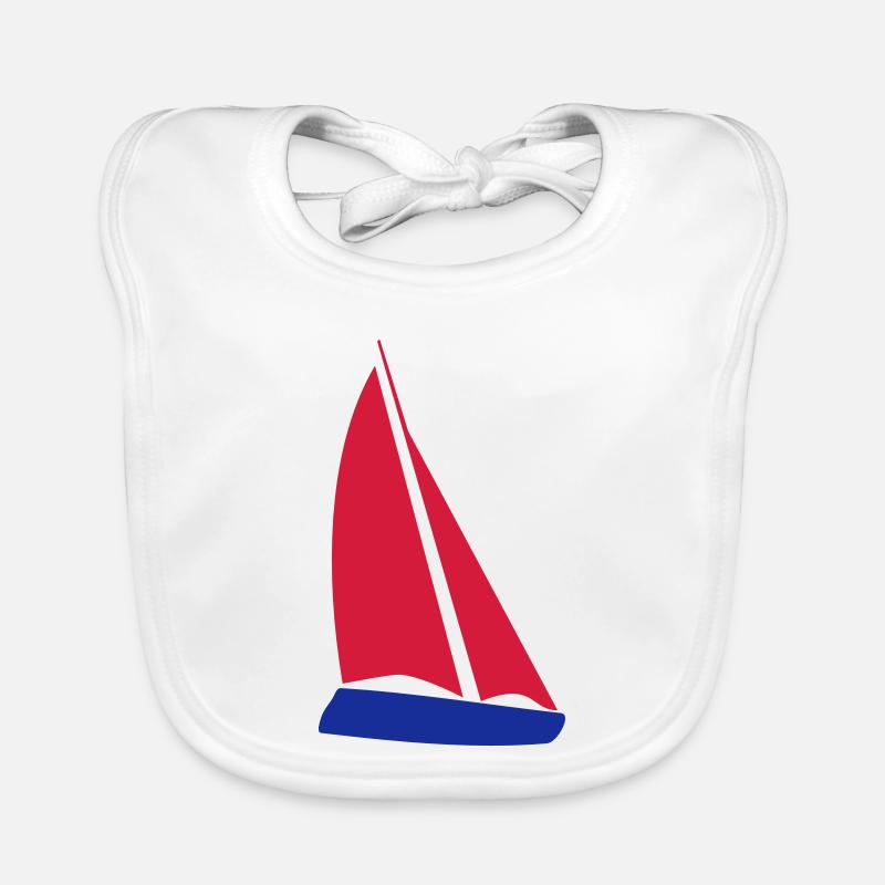 Segelboot Baby Bio-Lätzchen