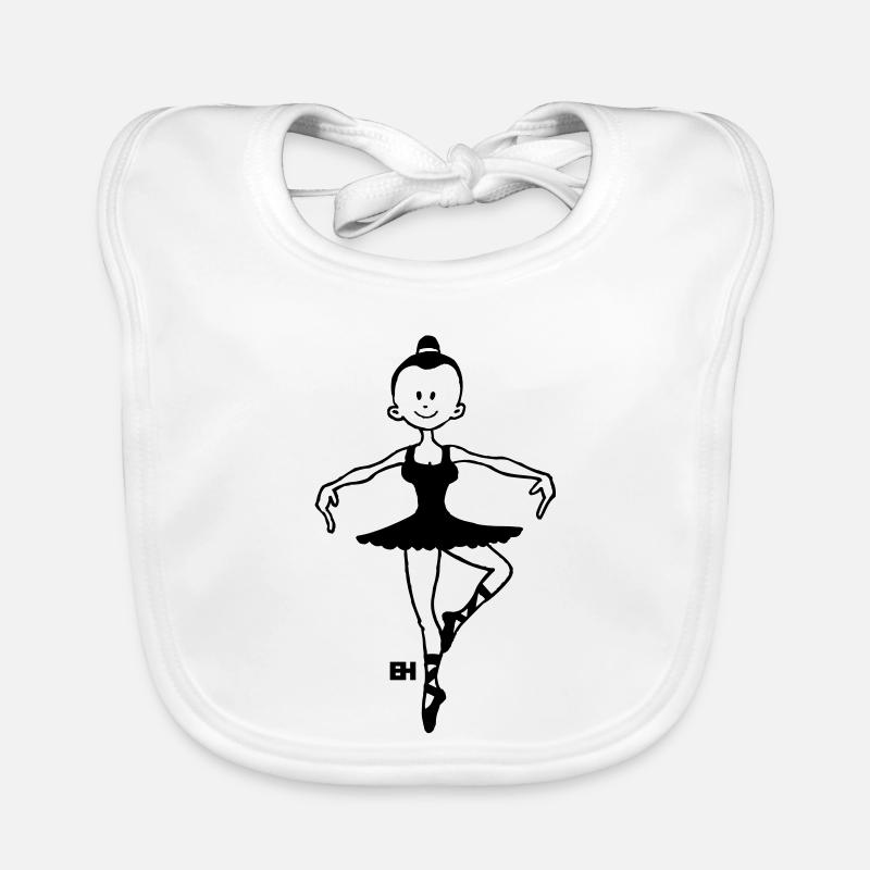 Ballerina - Ballet - Dancer - Dance Organic Baby Bibs