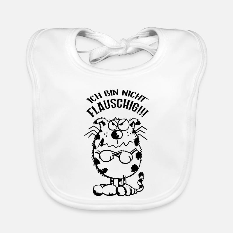 Ich bin nicht flauschig Katze - Comic Baby Bio-Lätzchen
