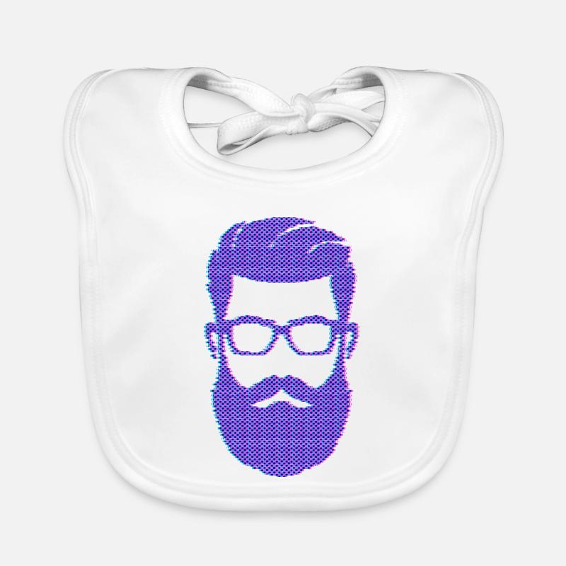 Beard Wearer Masculinity Mustache Beard Organic Baby Bibs