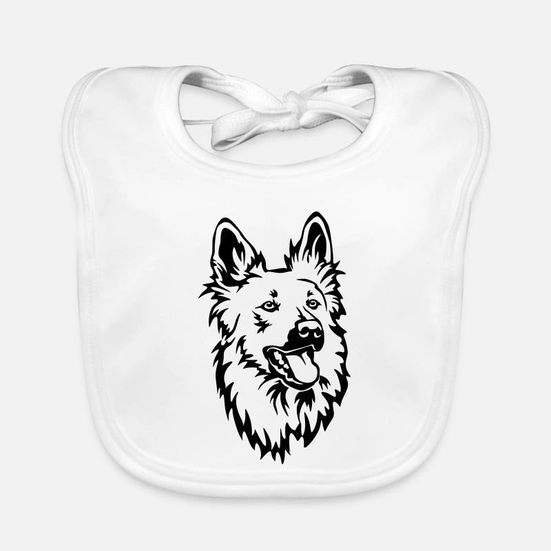 Harzer Fuchs Head Organic Baby Bibs