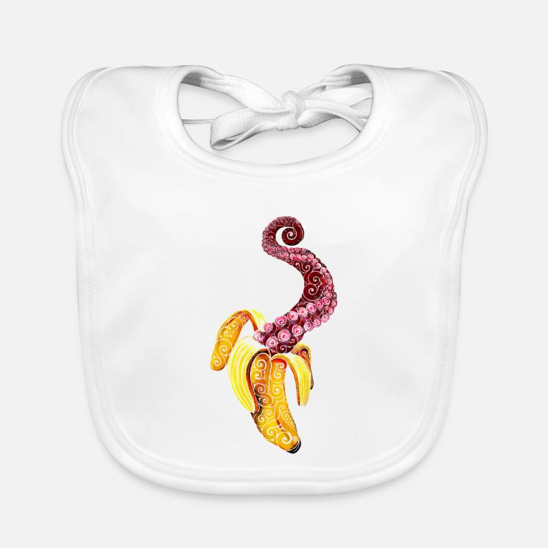 Wirbelnde Mutant-Banane Baby Bio-Lätzchen