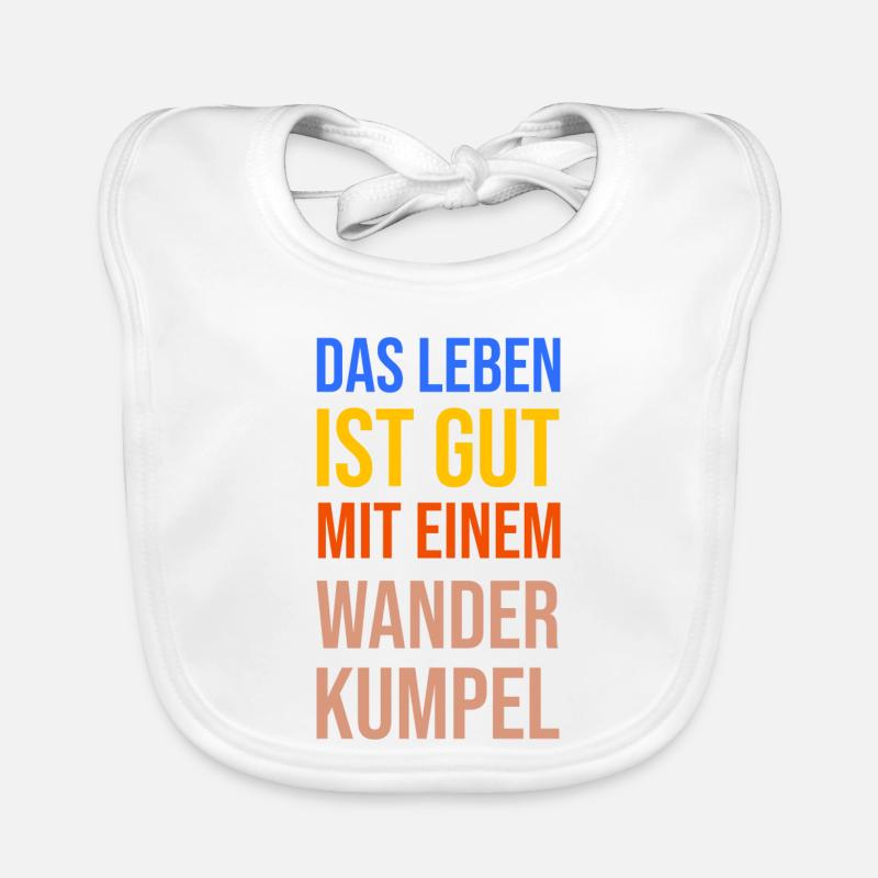 Wandern Statement Bergwanderung Wanderer Klettern Baby Bio-Lätzchen