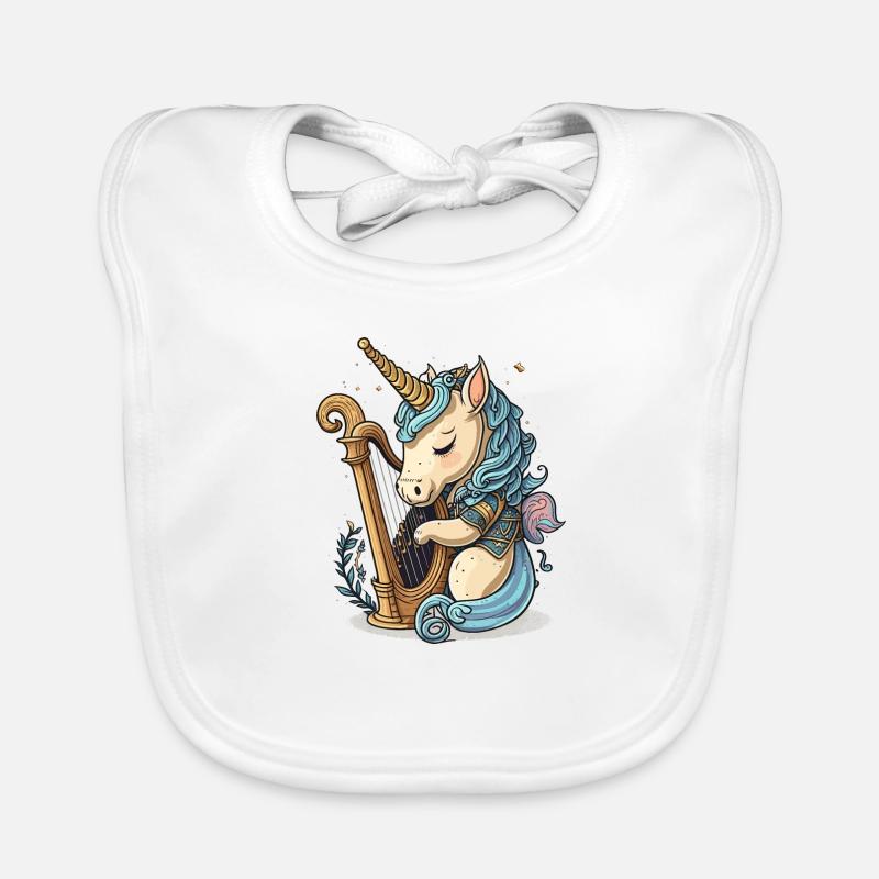 Licorne harmonieuse Bavoir bio Bébé