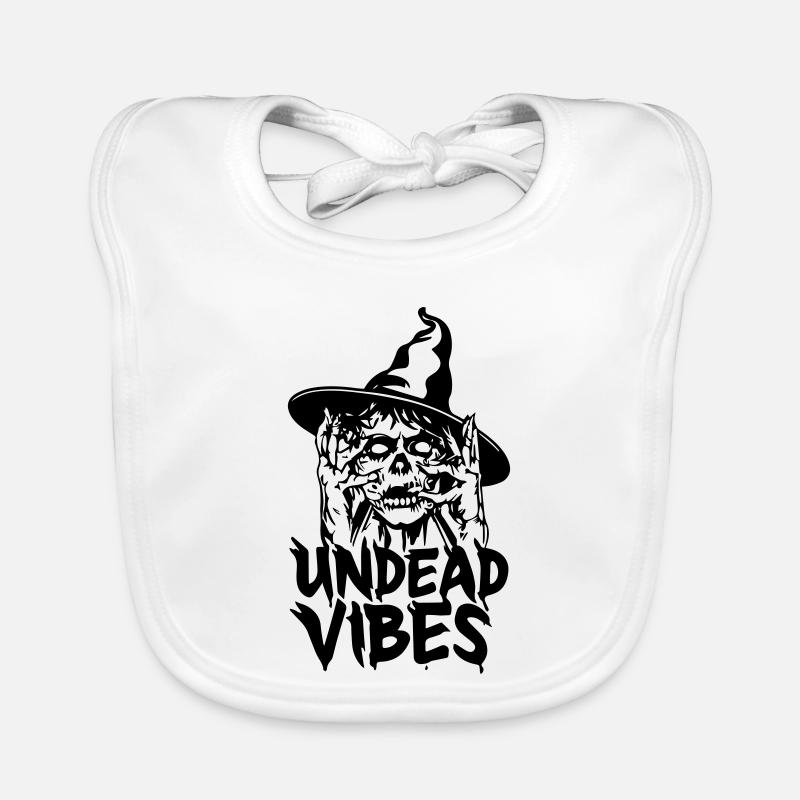 Halloween-Geschenk 'Undead Vibes', Zombie Baby Bio-Lätzchen