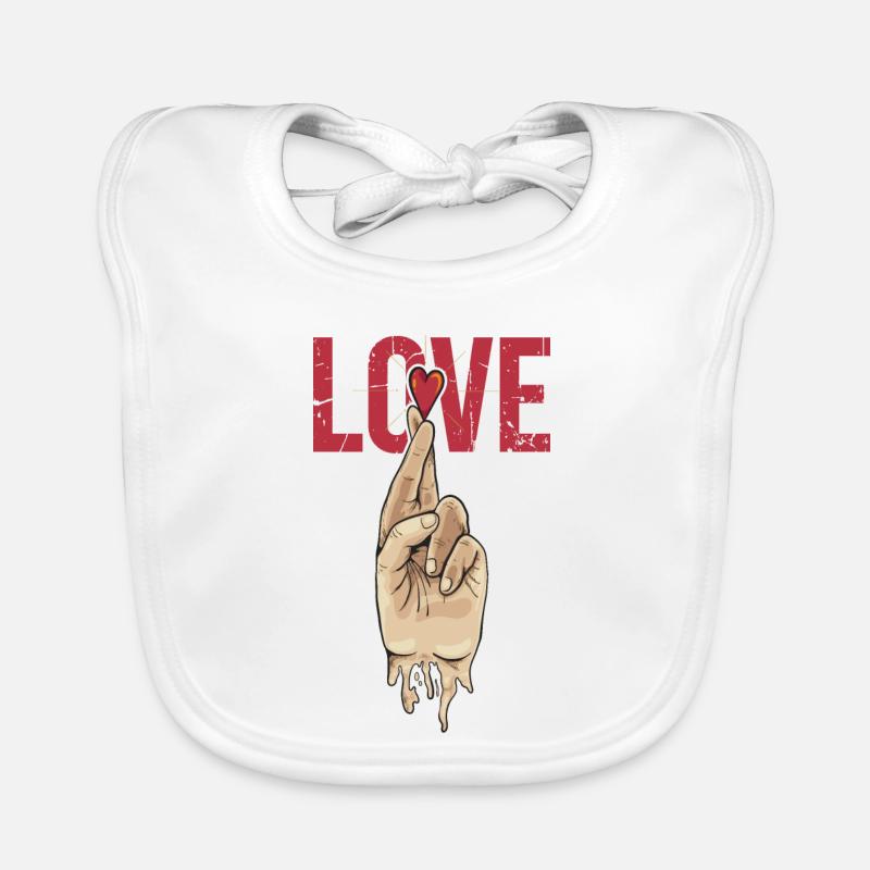 Zeichen der Liebe Baby Bio-Lätzchen