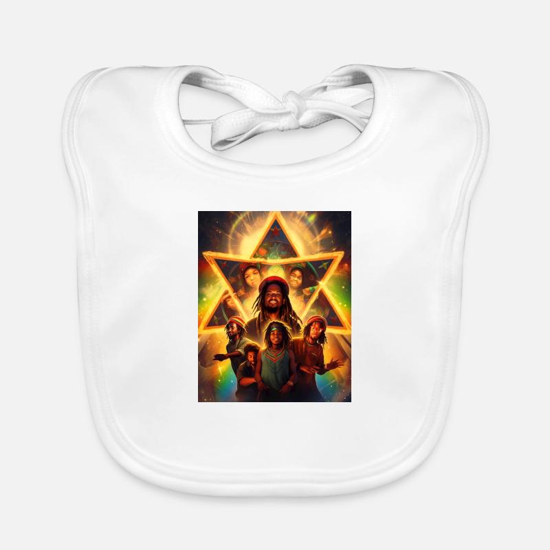 Rasta sunrise Bavoir bio Bébé