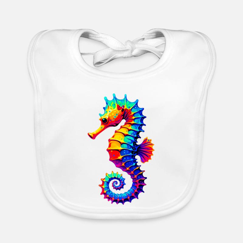 Hippocampe Bavoir bio Bébé