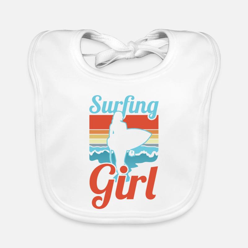 Surfeur Bavoir bio Bébé