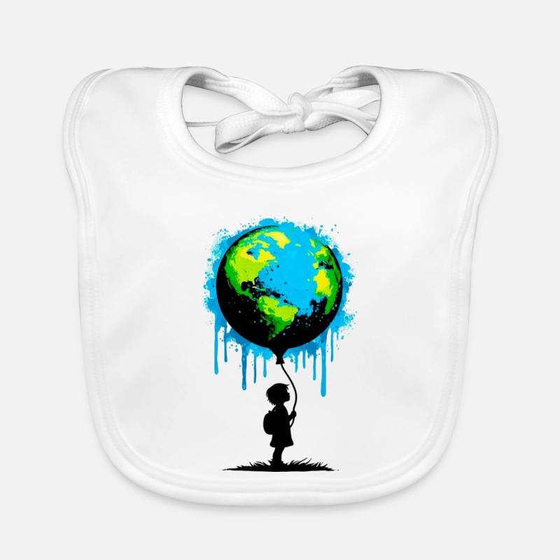 Planet Earth Organic Baby Bibs