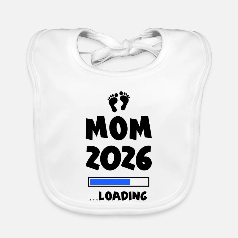Mom 2026 Loading Mama Baby Bio-Lätzchen