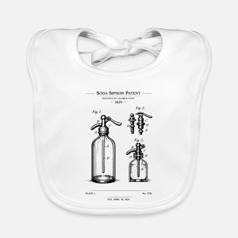 Conception du plan de Soda Siphone Bavoir bio Bébé