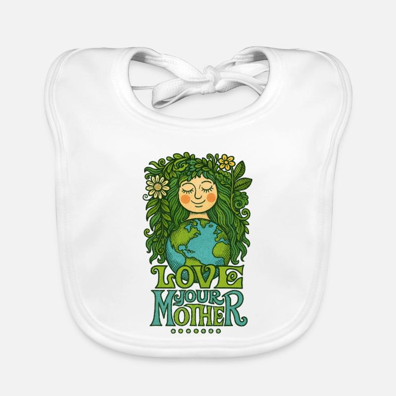 Liebe deine Mutter Erde Baby Bio-Lätzchen