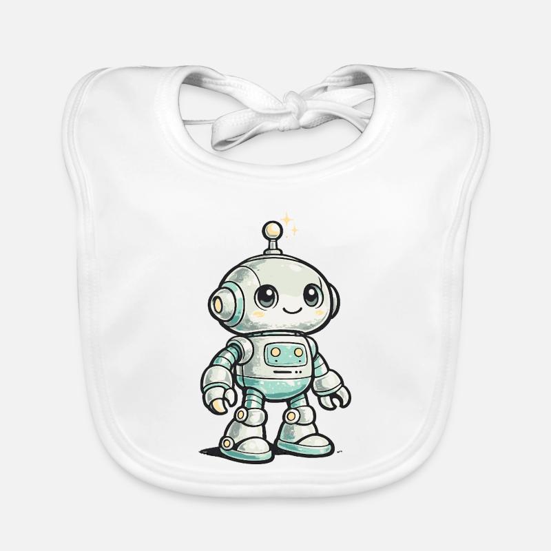Petit robot spatial Bavoir bio Bébé