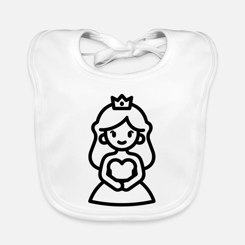 princesse Bavoir bio Bébé