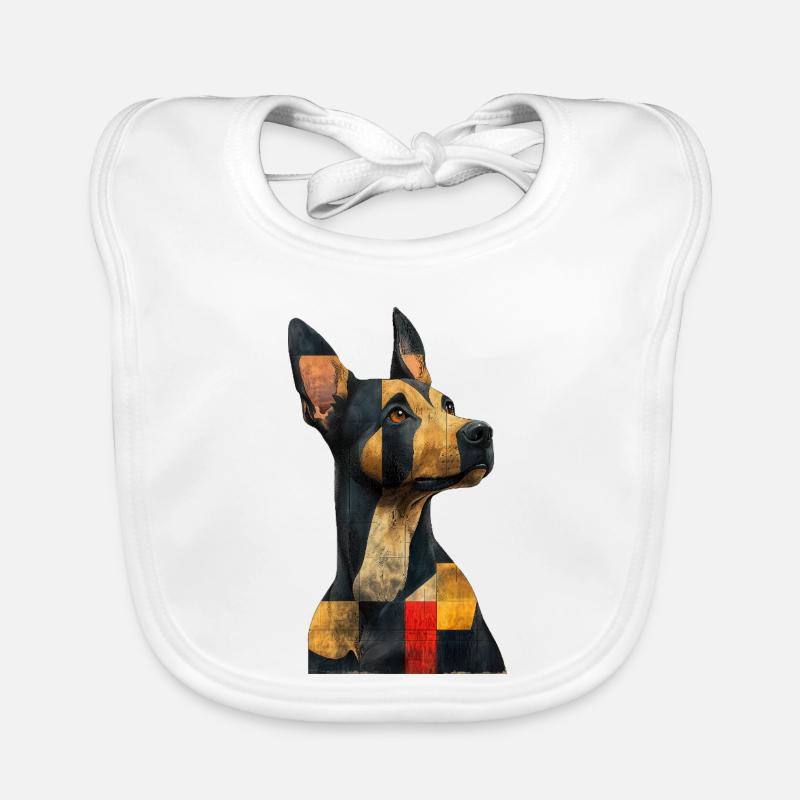 Chien mignon Bavoir bio Bébé