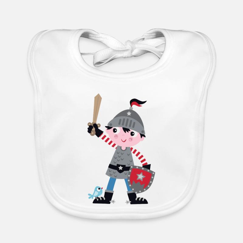 Kleiner Ritter Abenteuer Baby Bio-Lätzchen