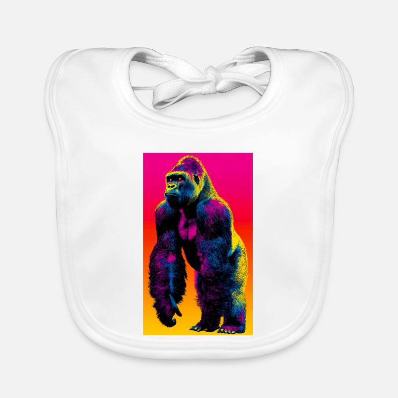 Gorilla Baby Bio-Lätzchen