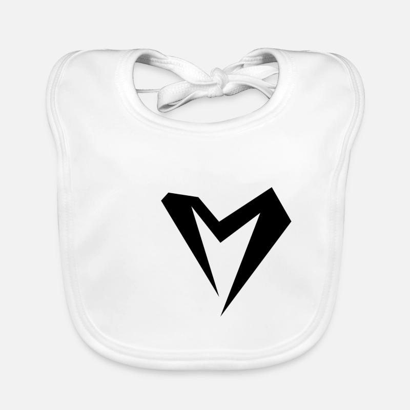 Letter M Organic Baby Bibs