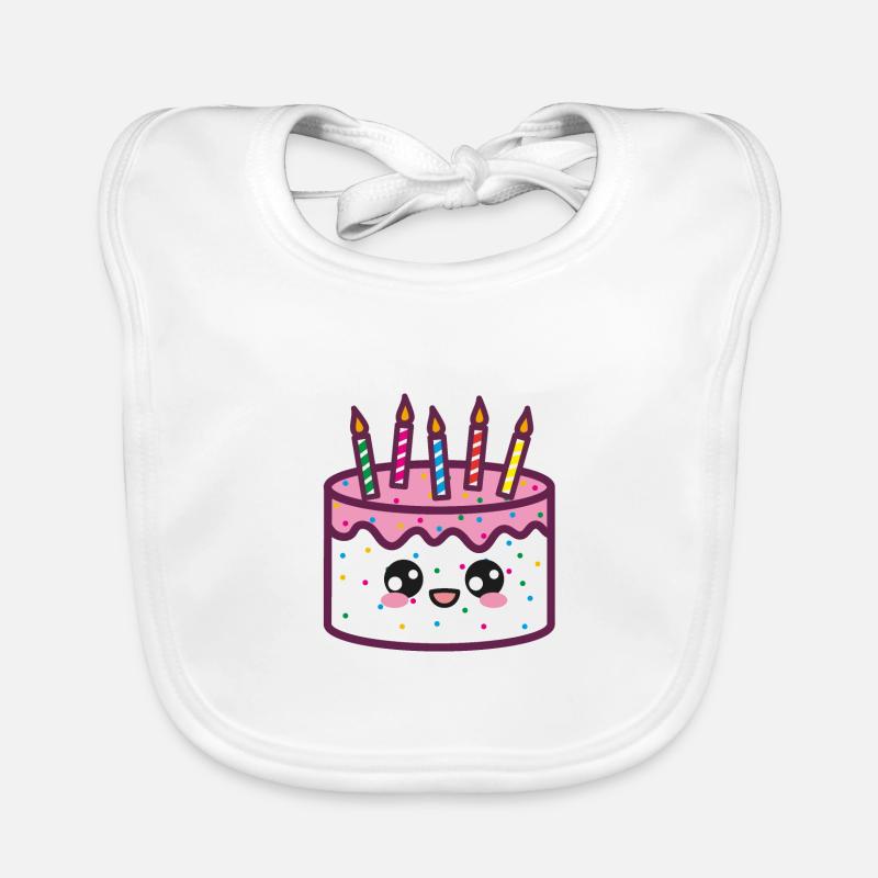 Gâteau d'anniversaire Bavoir bio Bébé