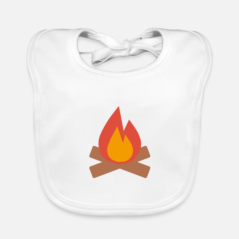 Feu de camp Bavoir bio Bébé