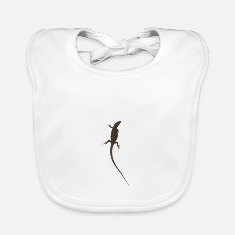 Eidechse Baby Bio-Lätzchen