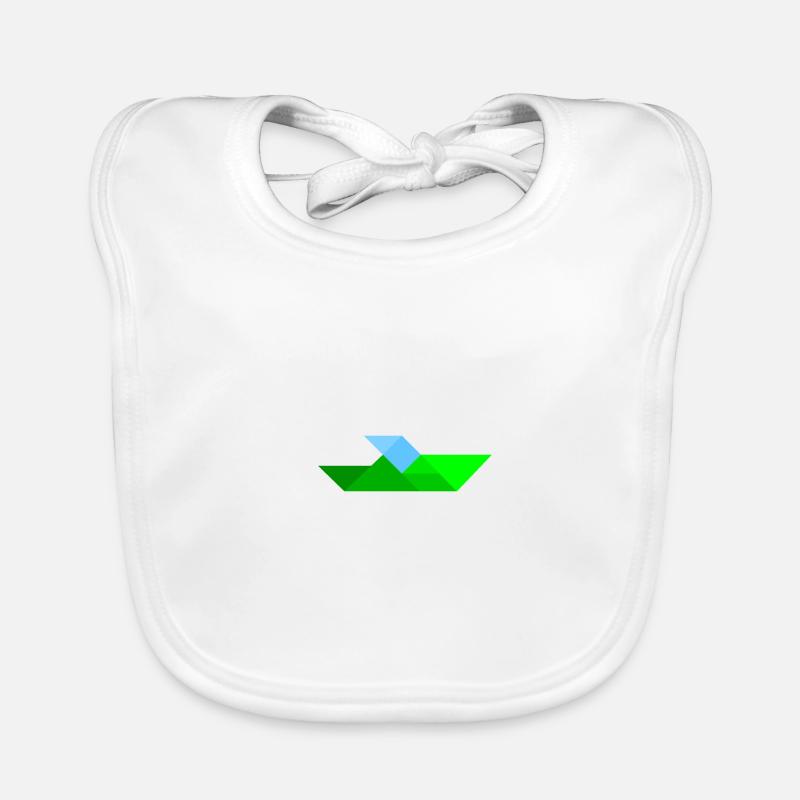 Bateau de course - Tangram Bavoir bio Bébé