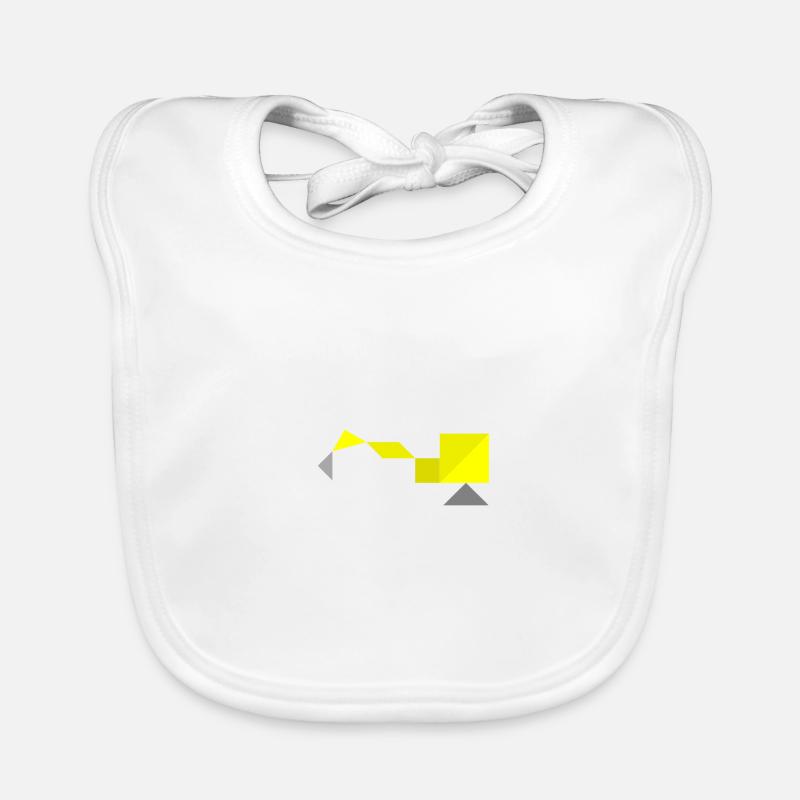 Bagger - Tangram Baby Bio-Lätzchen