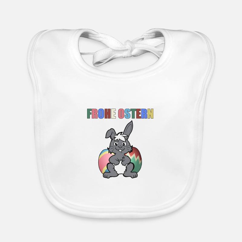 FROHE OSTERN Baby Bio-Lätzchen