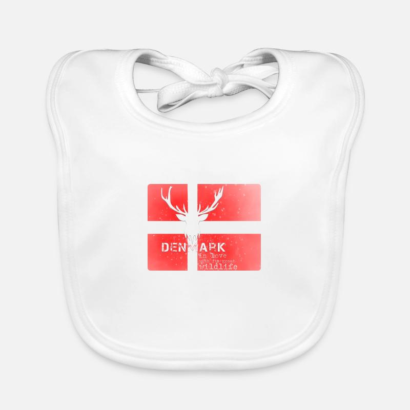 Danemark faune Bavoir bio Bébé