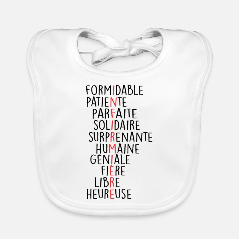 Définition infirmière Bavoir bio Bébé