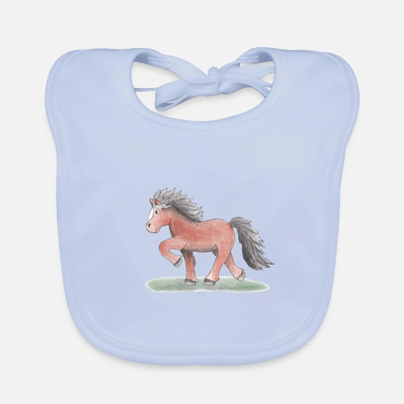 Petite aquarelle Islaender Bavoir bio Bébé