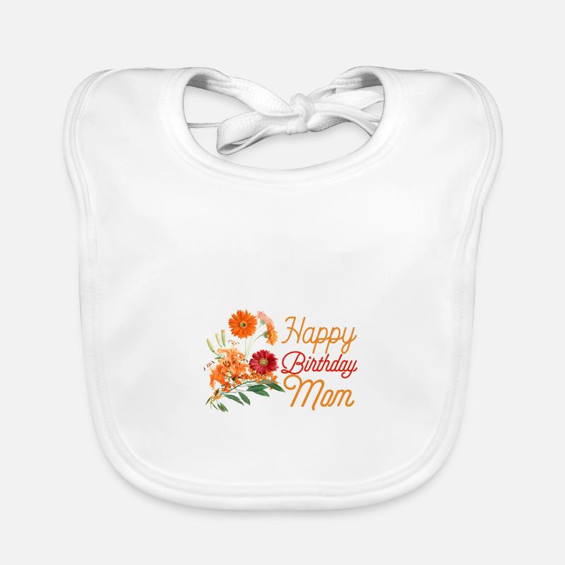 Herzlichen Glückwunsch zum Geburtstag Mama Baby Bio-Lätzchen