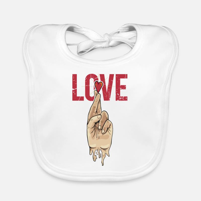 Zeichen der Liebe Baby Bio-Lätzchen