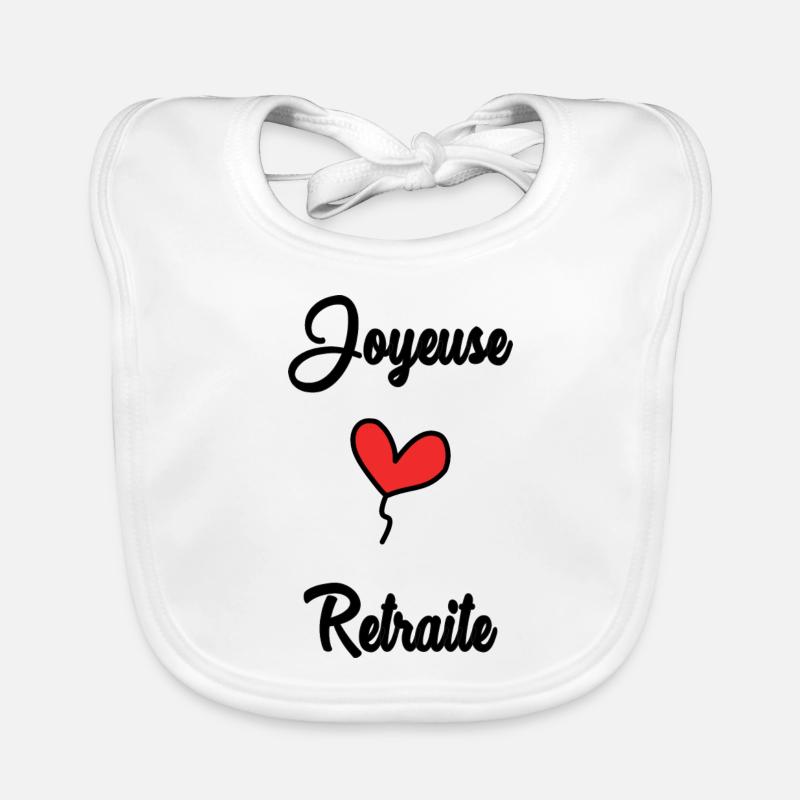 RETIREMENT Organic Baby Bibs