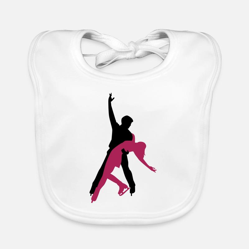 patinage artistique Bavoir bio Bébé