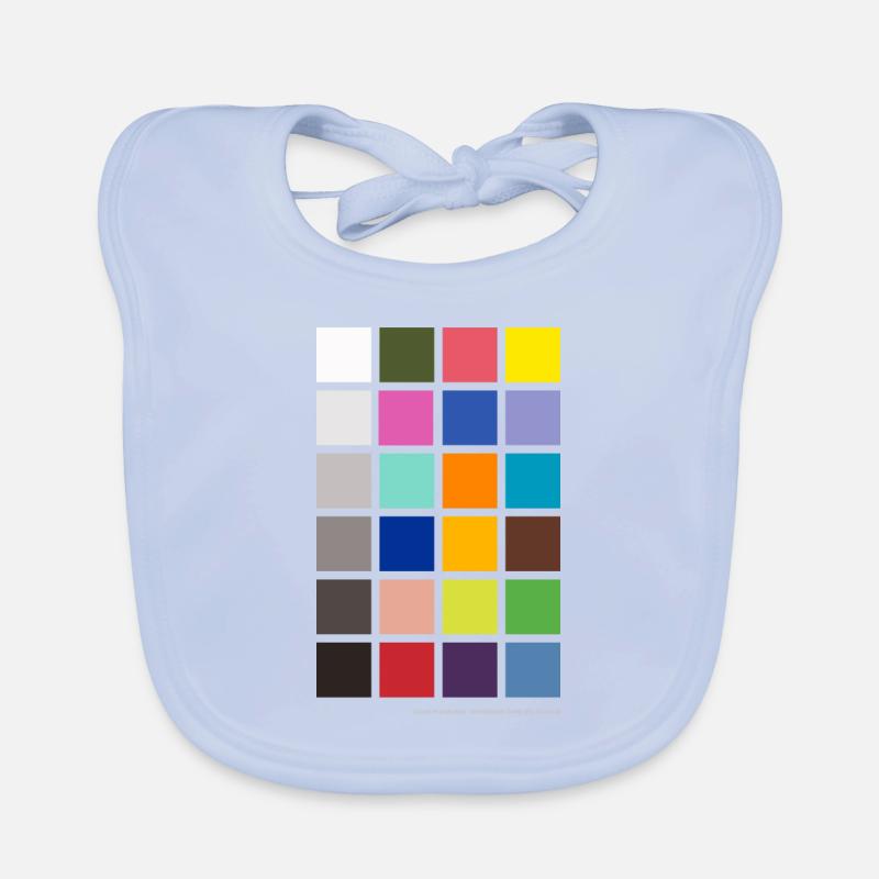 Colour Checker / Référence de couleur / Carte grise Bavoir bio Bébé