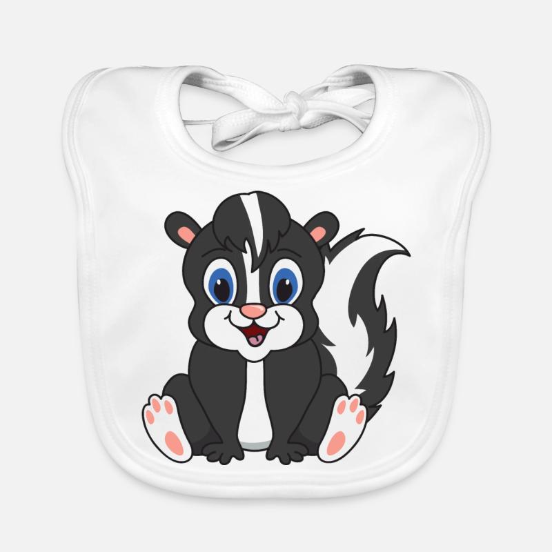 Stinktier Baby Bio-Lätzchen
