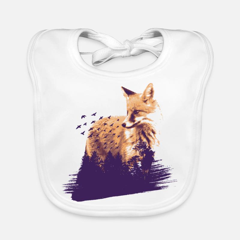 Wald Fuchs Baby Bio-Lätzchen