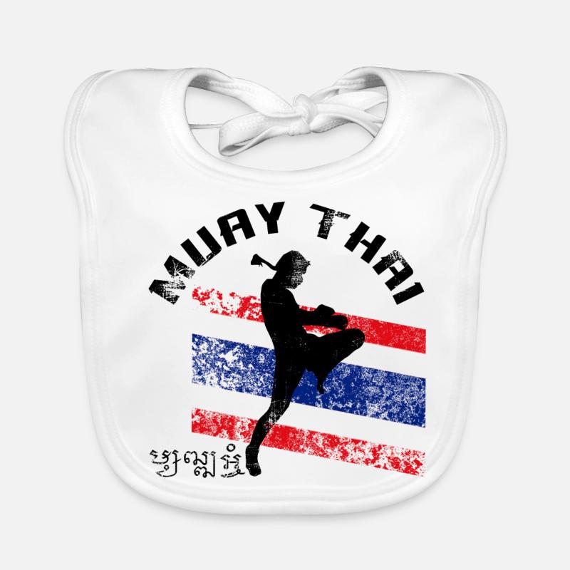 Muay Thai Organic Baby Bibs