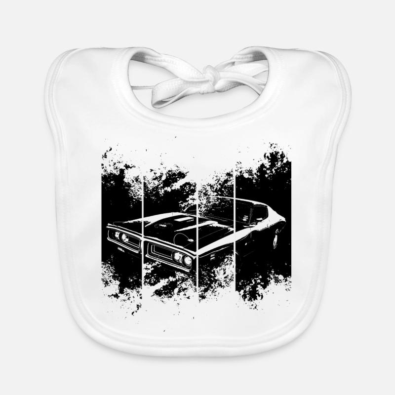 Muscle Car Bavoir bio Bébé