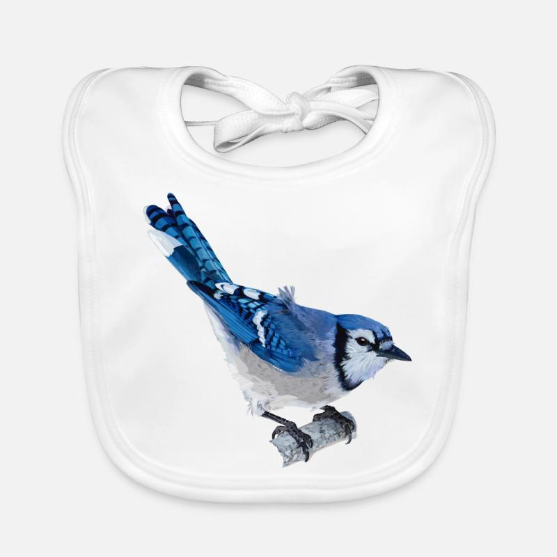 Blue Chara Organic Baby Bibs